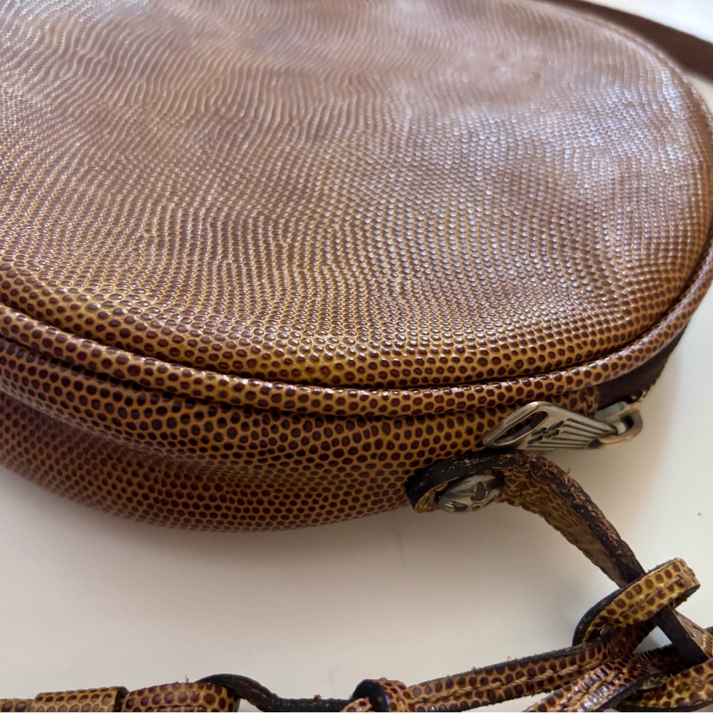 Patricia Nash Canteen Scafatti Lizard Round Crossbody Bag - Picture 7 of 10